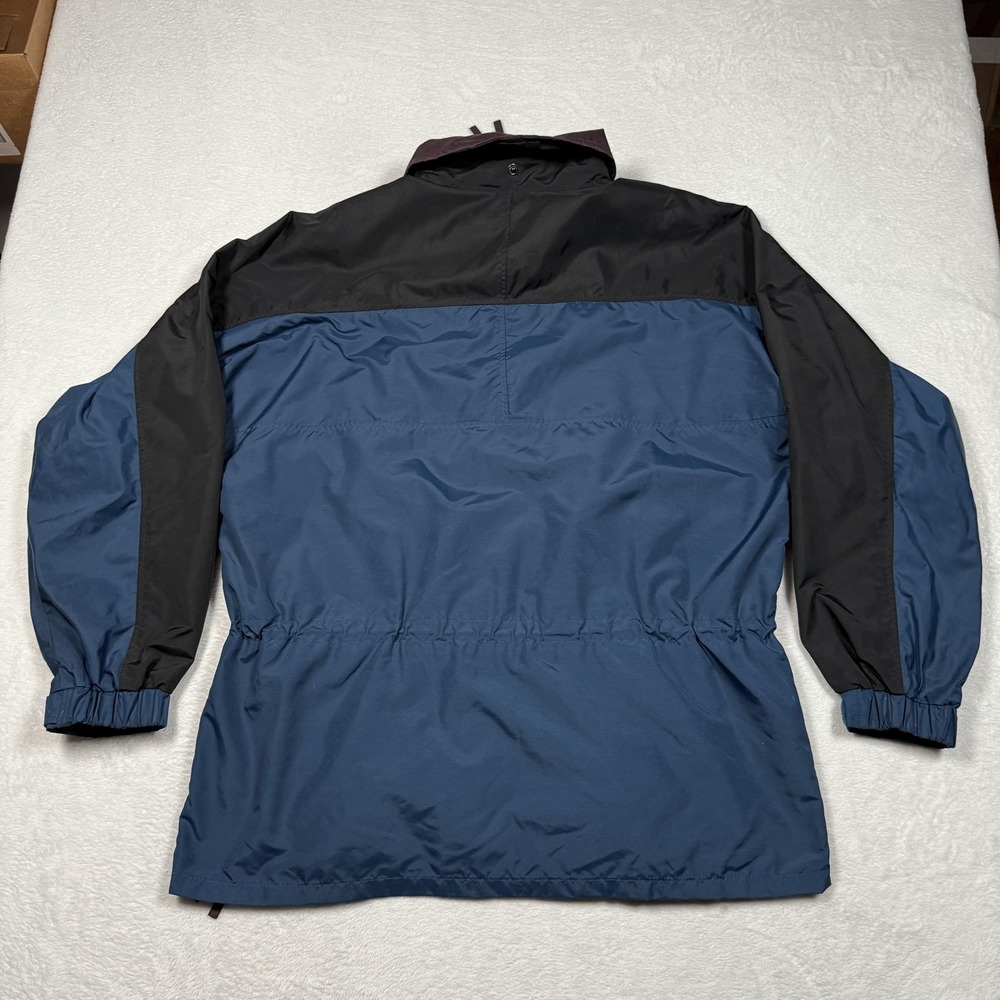 Vintage Columbia Jacket Mens Large Blue Black Full Zip Windbreaker 00s XM5990 - Picture 7 of 11